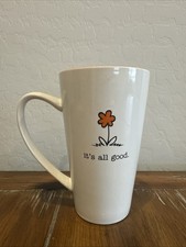 "IT'S ALL GOOD" 36oz Gigantic Ceramic Coffee Mug By 10 Strawberry Street