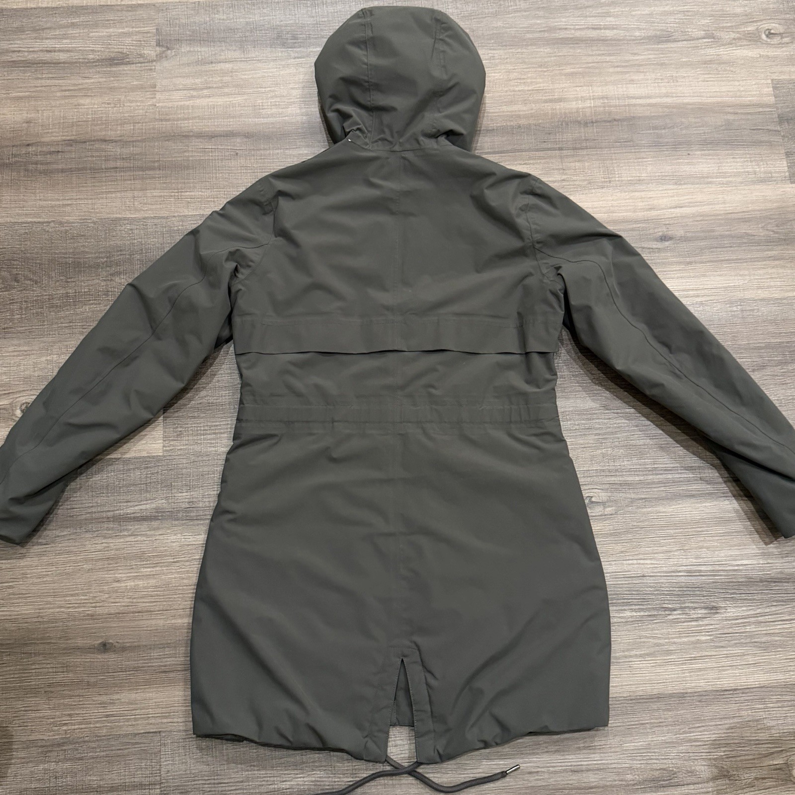 Helly Hansen Boyne Parka Coat Jacket Hooded Helly Tech Primaloft Green Women’s S