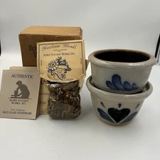 VTG  *1988*NIB*Retired*Rowe Pottery Works*Brew Pot with Accessories New In Box