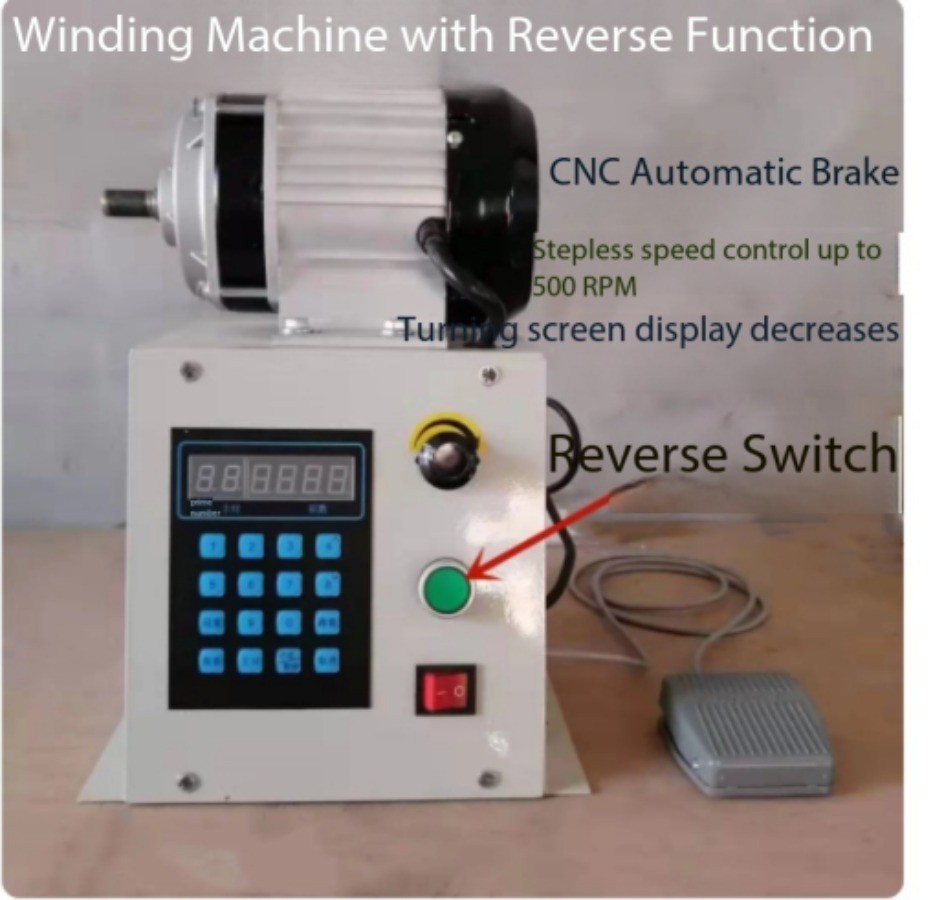 Electric winding machine, automatic enameled wire winder, winding machine