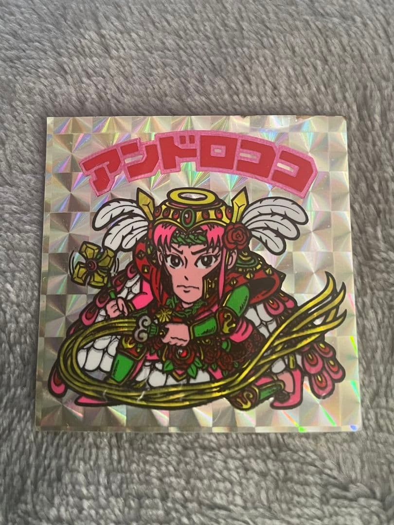 Andororococo Bikkuriman Glitter Sticker Demon vs Angel Used