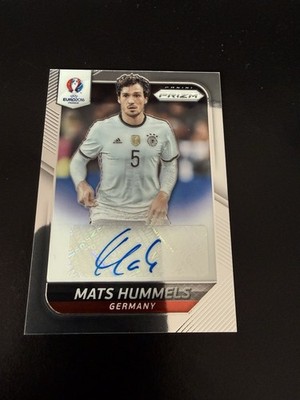 Mats Hummels Auto Panini Prizm Euro 2016 Frankreich