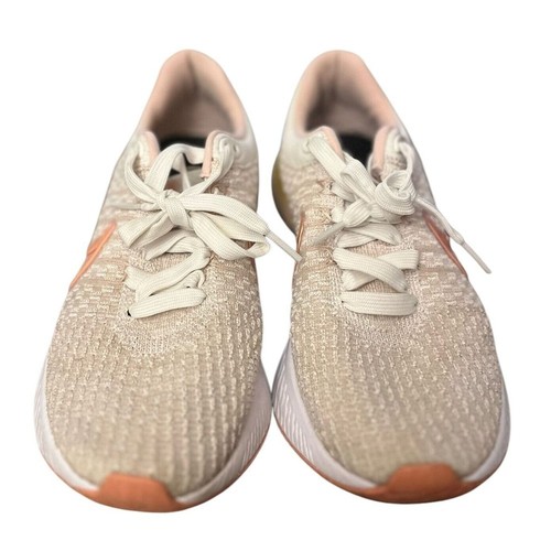 Scarpe da corsa Nike React Infinity Run Flyknit 3 arancione pesca donna 8 - Foto 3 di 6