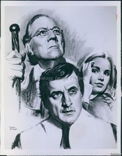 1967 New York Melvyn Douglas George Scott Tuesday Weld Photo 7X9