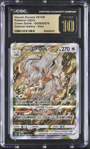 Hisuian Zoroark VSTAR GG56/GG70 SWSH: Crown Zenith: Galarian Gallery Holo