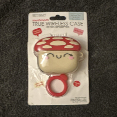 Bytech Mushroom Cartoon Silicone Case w/ Keyring for Apple AirPods Pro 1st/2nd