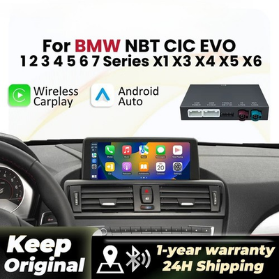 #ad Wireless CarPlay Android Auto for BMW NBT CIC EVO System 1 2 3 4 5 7 Series X1 $620.68