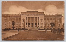 Sonoma County Courthouse Santa Rosa California Postcard