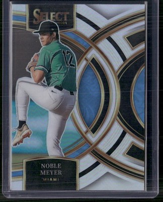 2024 Panini Select #9 Noble Meyer Silver Prizms