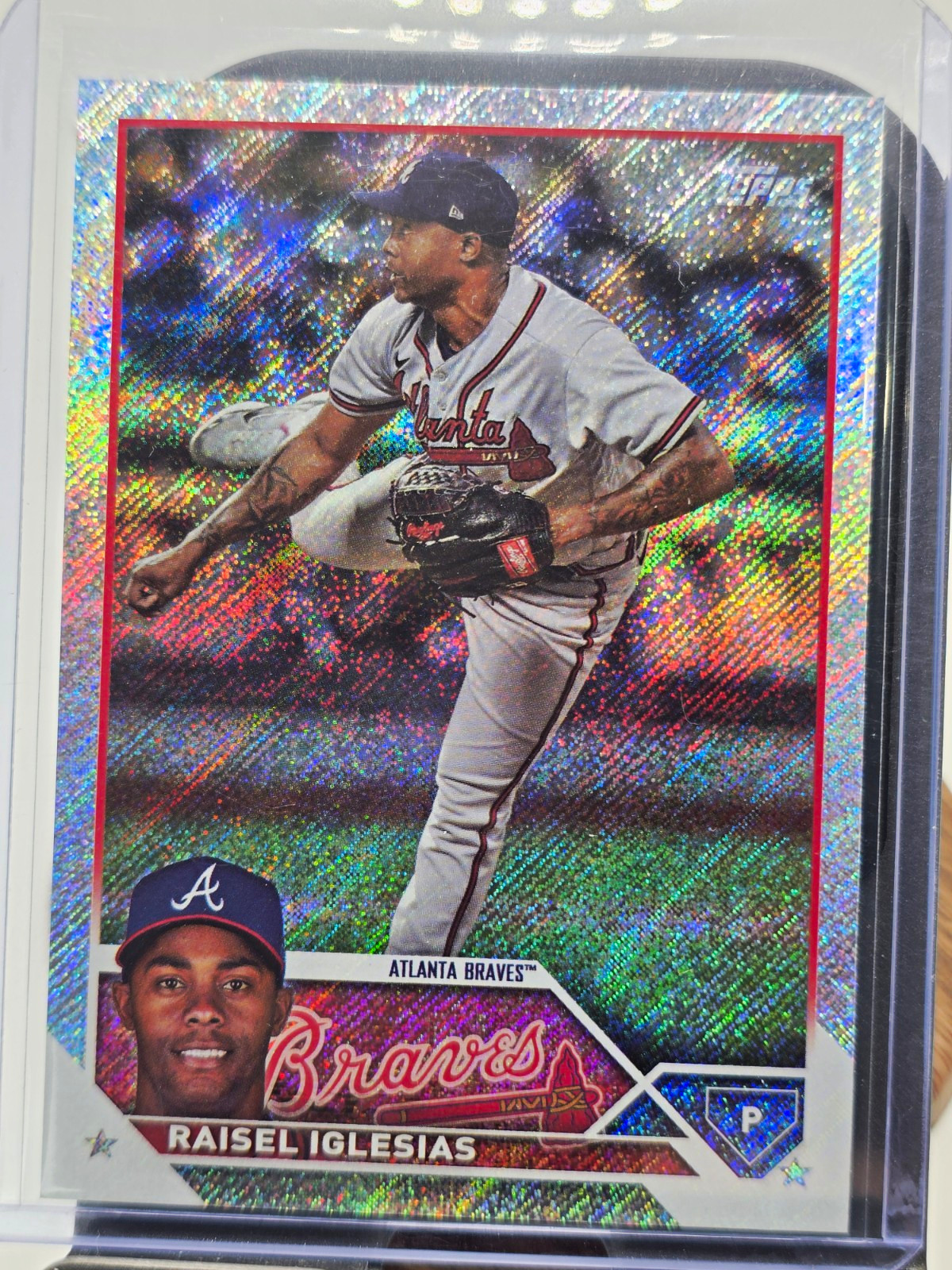 2023 Topps Series 1 #115 Raisel Iglesias Atlanta Braves /608