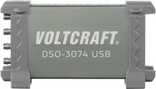 Voltcraft DSO-3074 USB-Oszilloskop USB 70 MHz 4-Kanal 250 MSa/s 16 kpts 8 Bit