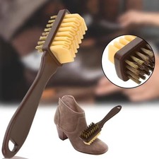 2 in 1 Suede Shoe Brush with Eraser Cleaner for Boots Nubuck Faux Leather UK