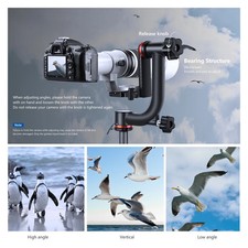 Neewer GM101 Gimbal Tripod Head Aluminum 360 Panoramic Quick Release