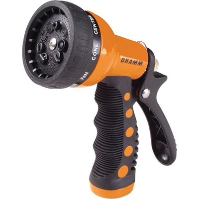 #ad Dramm Heavy Duty Metal 9 Pattern Nozzle Orange 60 22702 Dramm 60 22702 $23.99