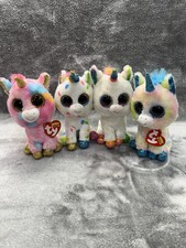 4 Ty Beanie Boo Unicorns Plush 6  