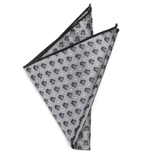 Star Wars Darth Vader Gris Lunares Pajarita y Bolsillo Cuadrado Set de Regalo - Imagen 7 de 8