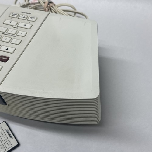 Bose Wave Radio AM FM Stereo Digital Alarm Clock AWR1-1W With Remote *WORKING* - Picture 6 of 13