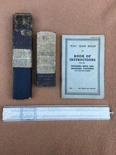 vintage PIC Slide Rule No 52? plus instructions dated 1951
