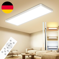 Peasur Led Deckenleuchte Flach 58X20Cm 3500LM, Deckenlampe Dimmbar Mit Fernbedie