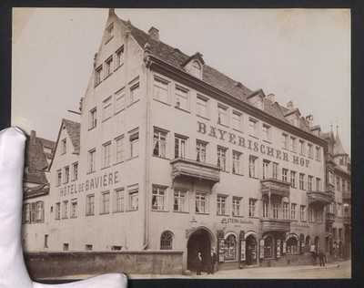 Fotografie Nürnberg, Hotel Bayerischer Hof mit Buchhandlung J. A. Stein´s, 25 x 