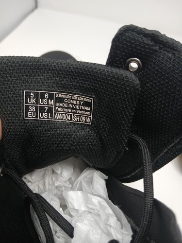 Stivali Dr Martens Air Wair Combs extra resistenti in poli gomma da donna taglia US 7 nuovi - Foto 11 di 17