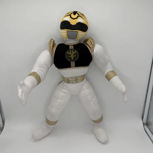 VTG 1994 Mighty Morphin Power Rangers 19” Plush White Ranger Kid Dimension Clean