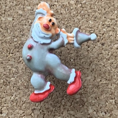 Vintage Pin Clown Jonette Jewelry JJ Small Clown Lapel Pin