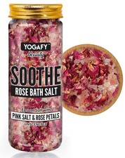 YOGAFY Soothe Rose Epsom Salt Crystals for Bath With Epsom Pink Salt, 250gm