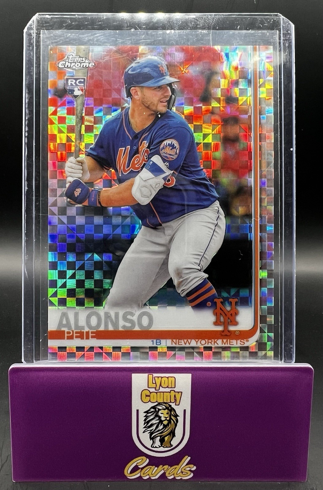 2019 Topps Chrome Pete Alonso #204 X-Fractor RC