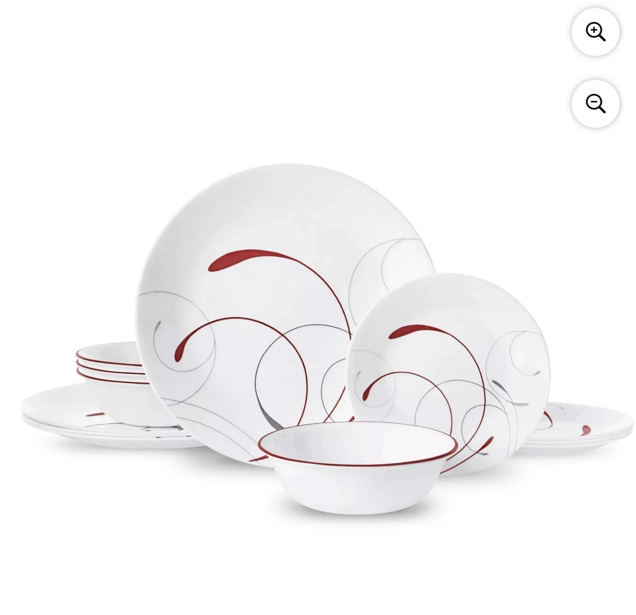 Corelle Splendor 12-Piece Glass Dinnerware Set (Service for 4)