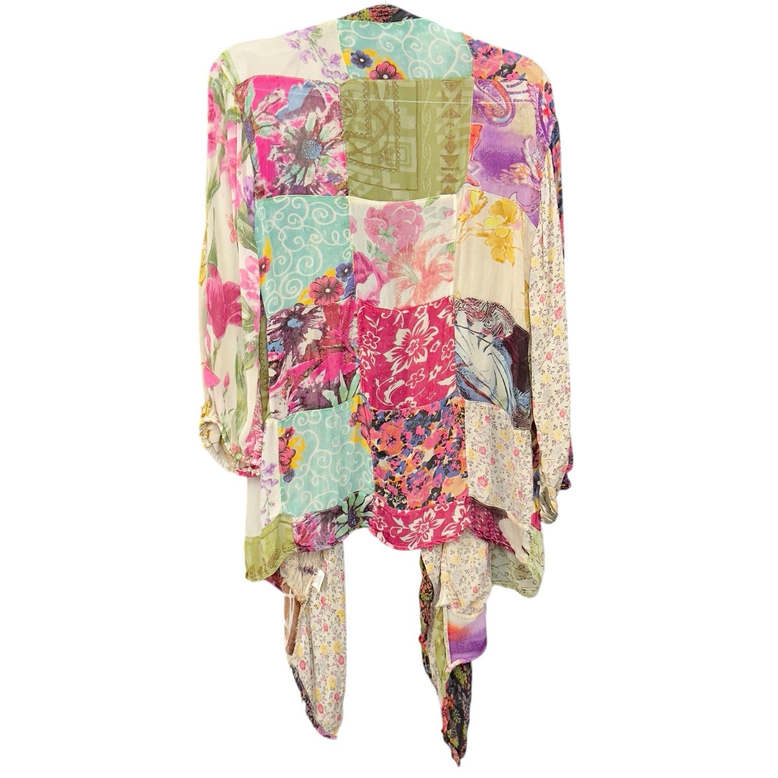 Young Threads Patchwork Kimono Cardigan Womens M … - image 4