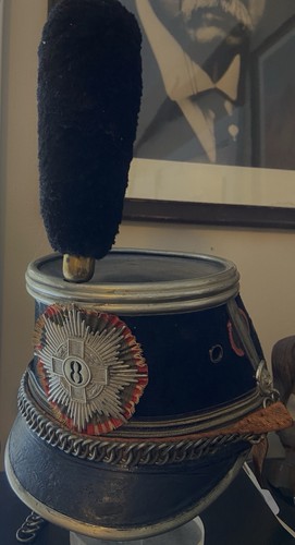 WW1 Swiss / Austrian 8th Infantry Officer Shako Helmet NEW LOWER PRICE!