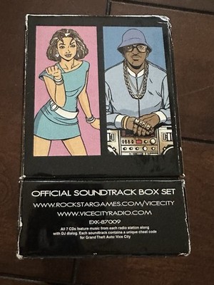 Grand Theft Auto GTA Vice City Official Soundtrack Box Set 2002
