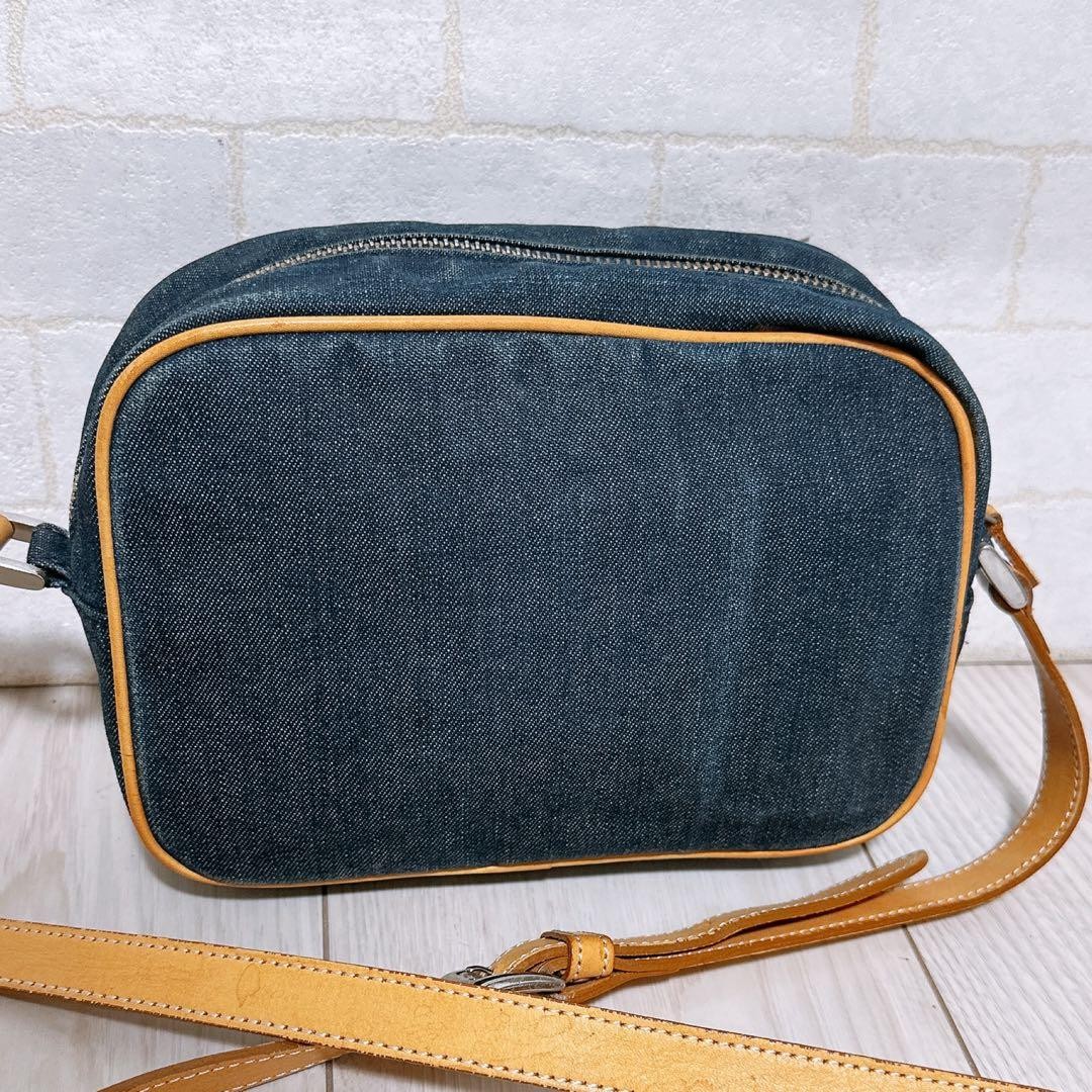 Burberry Blue Label Shoulder Bag Denim Blue Leather Crossbody Bag Compact New thumbnail 23