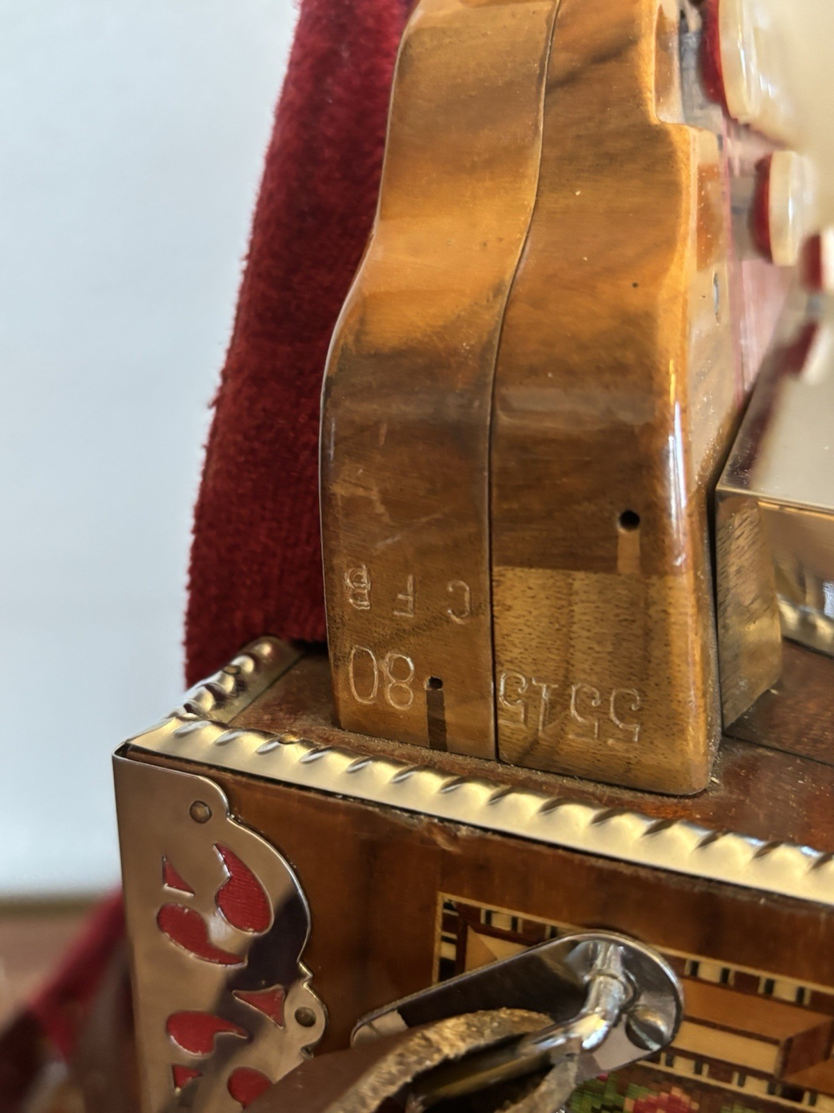 Slovenian Melodija 3 Row Diatonic Button Box Accordion Steirische Harmonika CFBb