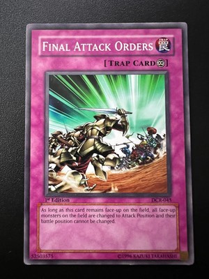 Final Attack Orders DCR-045 Common 1. Auflage Near Mint Yugioh