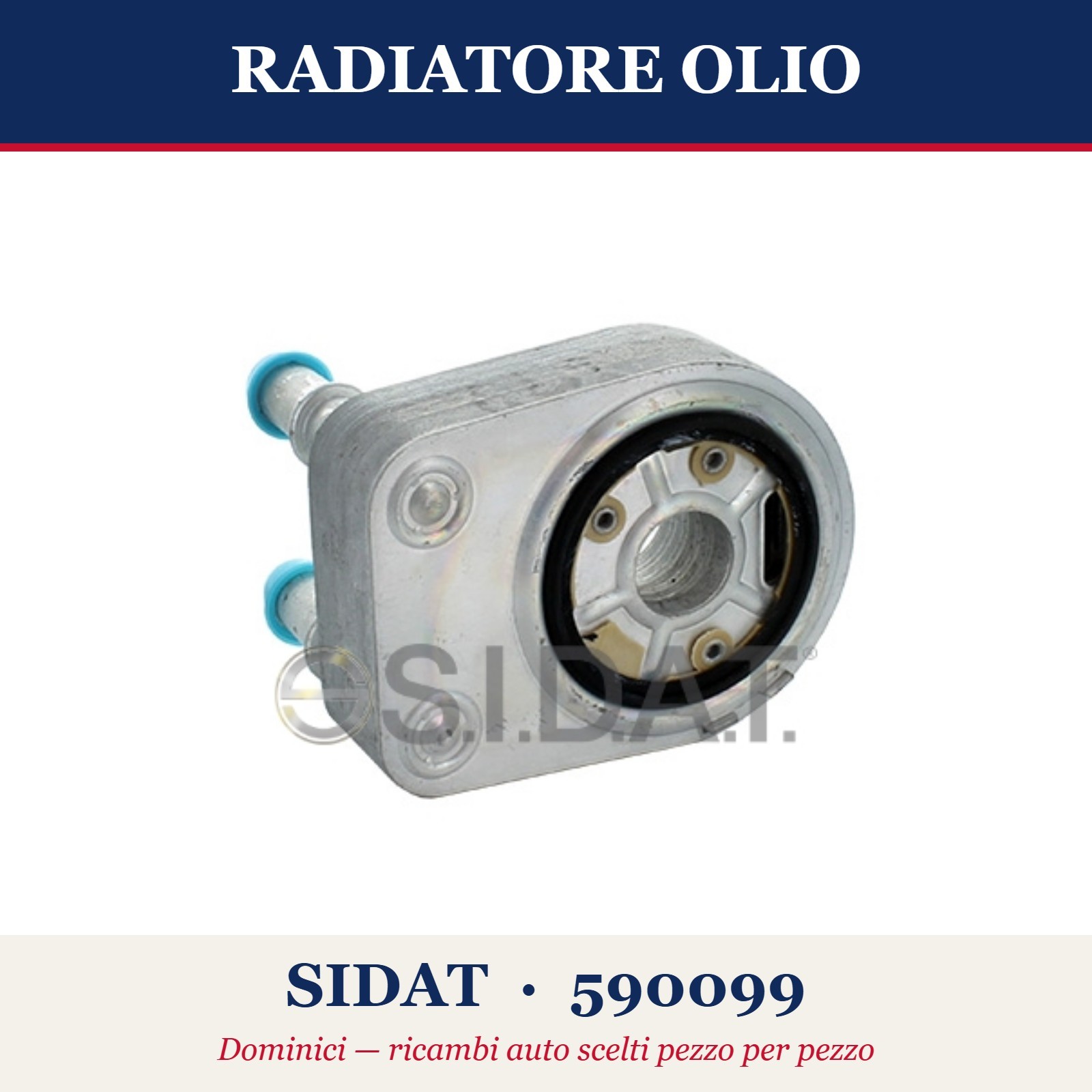 RADIATORE OLIO SIDAT 590099 FIAT PUNTO FIAT DOBLO MPV 1999-2026