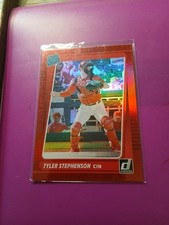 2021 PANINI DONRUSS BASEBALL RED HOLO #57 TYLER STEPHENSON RC REDS NM/M