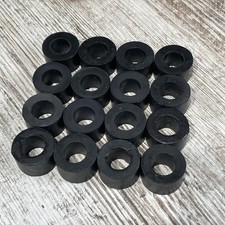 NOS 16pcs Rubber Foosball Bumpers  Table Parts Original Replacement Bushings