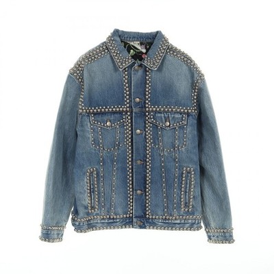 GUCCI Denim Jacket blouson #50 729324 cotton Blue Used mens | eBay
