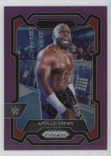 2024 Panini Prizm WWE Purple Prizm 46/149 Apollo Crews #168 7rf