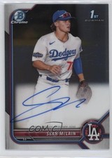 2022 Bowman Draft Chrome Draft Pick Auto Sean McLain #CDA-SM Auto 15mj