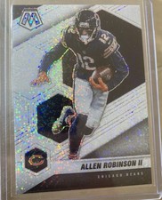 2021 Panini Mosaic White Sparkle Prizm Allen Robinson II #40 SSP Bears Card