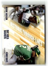 2019 Topps #HTL-25 Khris Davis / Reggie Jackson Historic Through-Lines