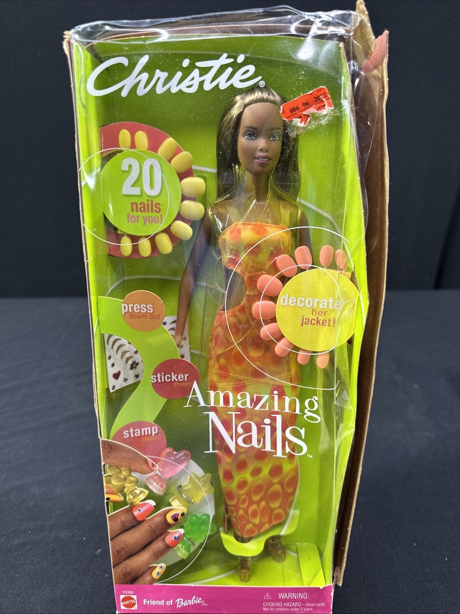 【希少】FAMOUS ASPECT No.1 2006 Bless ギャルソン 2001 Mattel Barbie Amazing Nails Christie African American #53380