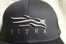 Sitka Gear Icon Mid Pro Trucker Hat Black Charcoal Snapback Mesh Unisex New