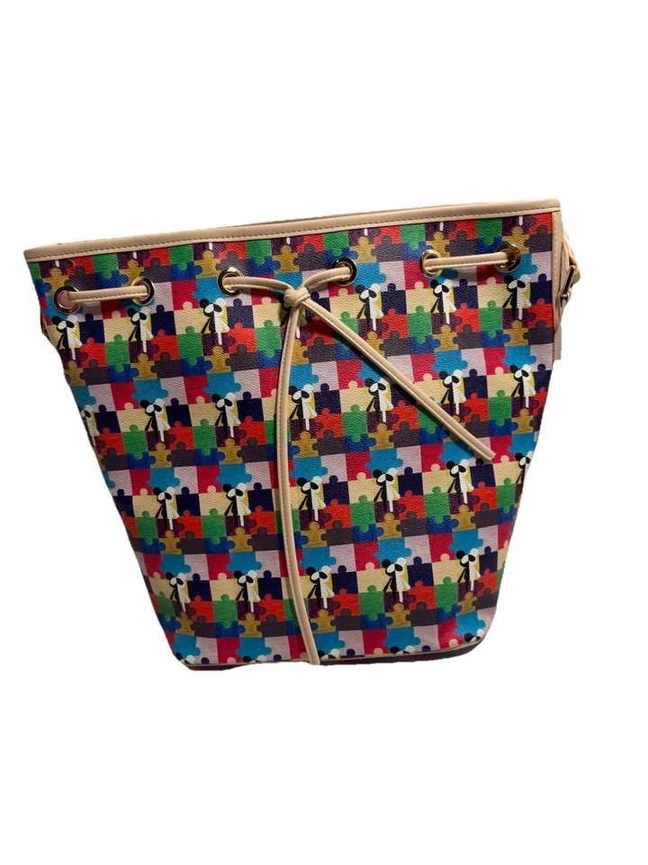 Bolso de mano Puzzle Bear para mujer de The Moon and Penny Foto 4 de 4