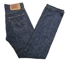 Levis 501 Damen Jeans W28 L31 Dunkelblau Stra...