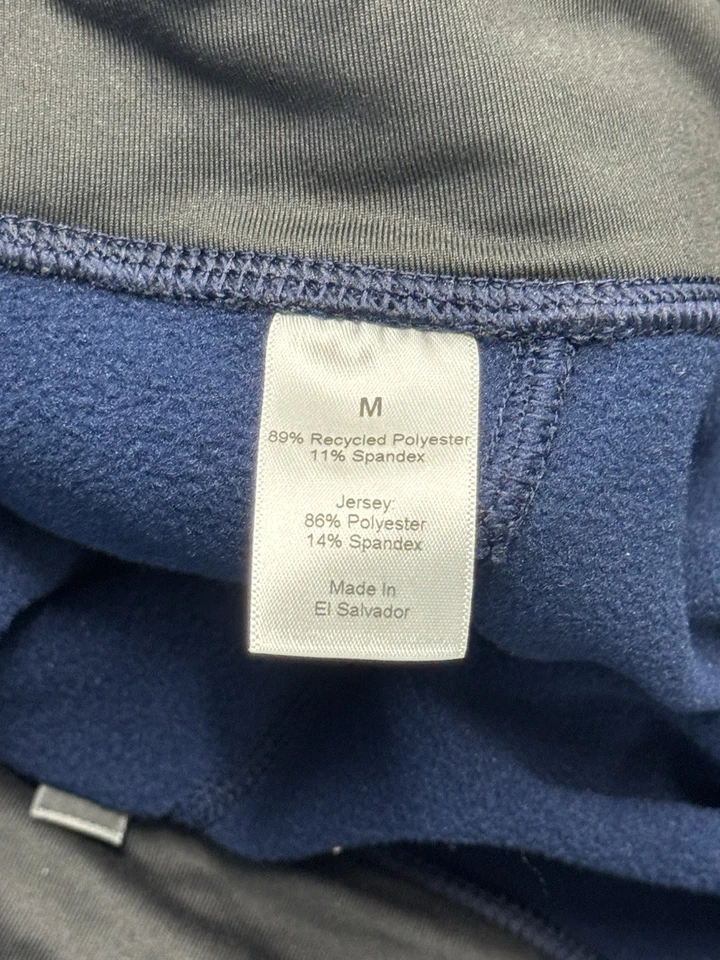 Pantalones Leggings Title Nine Forrados de Vellón Negros Para Mujer Talla Mediana Azul Marino Foto 4 de 4