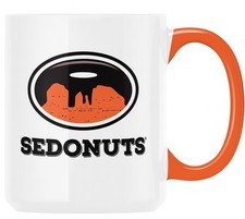 Sedonuts and Coffee Cup 'Eat a Donut, Take A Hike" Coffee MUG SEDONA ARIZONA